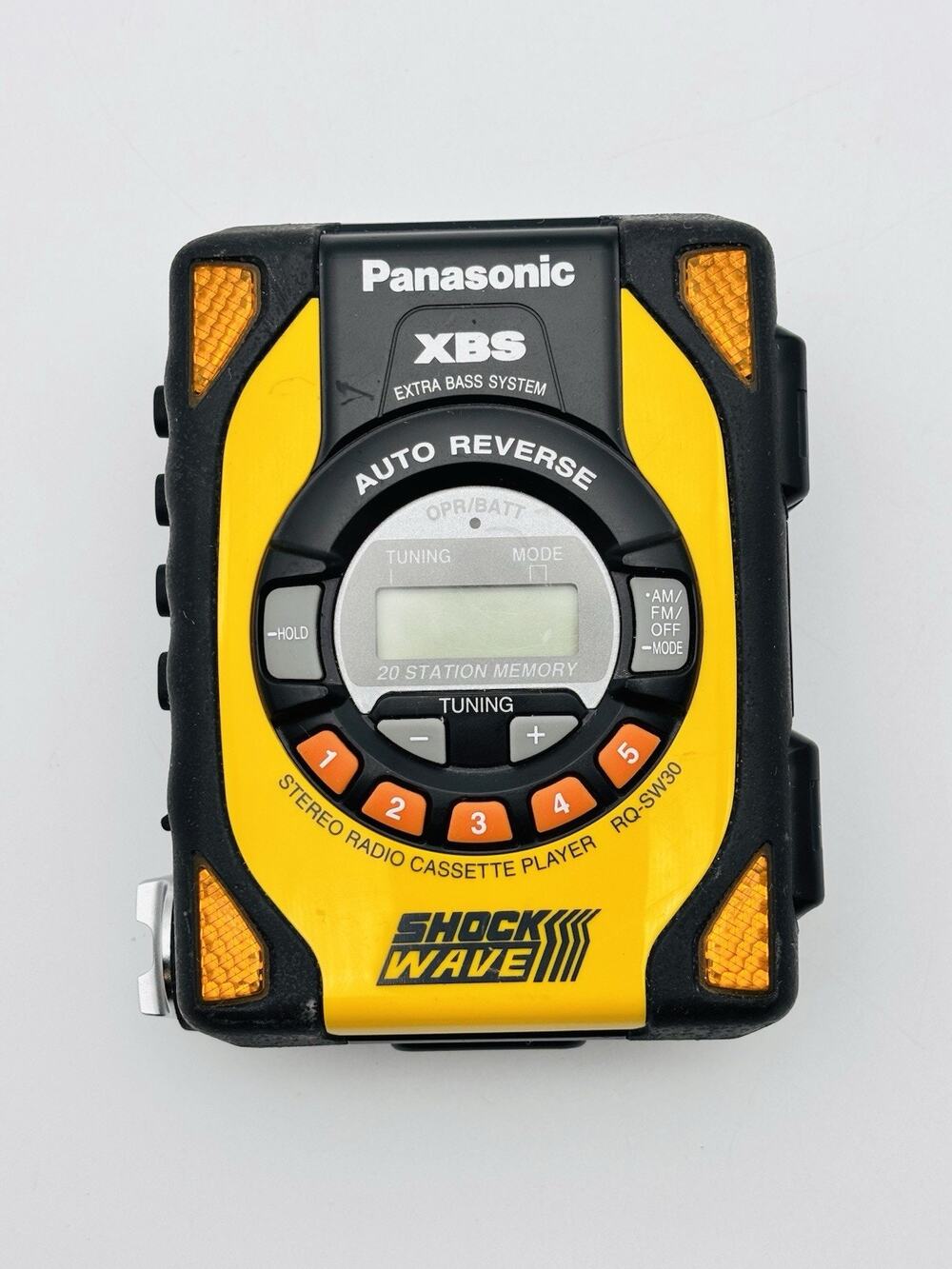 Panasonic RQ-SW10 XBS Radio Portable Cassette Player Parts/Repair Radio Works